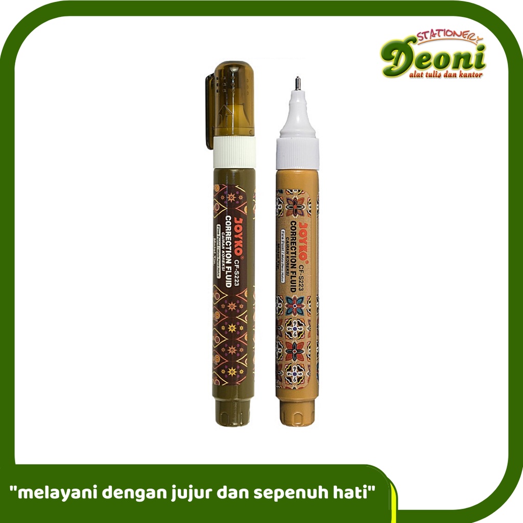 

JOYKO CF-S223 Correction Fluid / Cairan Koreksi / Penghapus Cair