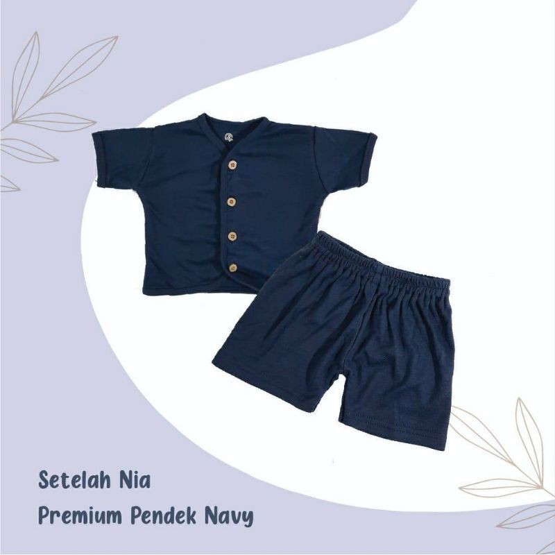 NIA-SETELAN NIA PENDEK PREMIUM-SETELAN BAYI MURAH