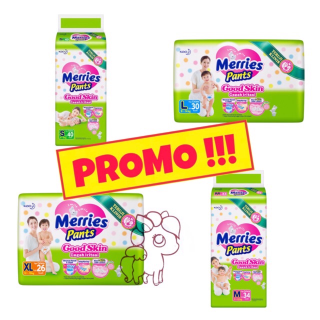 Merries Pants Good Skin M34 L30 XL26 | Shopee Indonesia