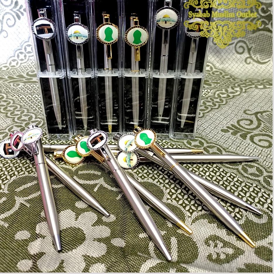 

リ Pulpen gubah madinah\pulpen Qubah madinah/ pulpen kubah nabawi madinah stainless steel original. Terbaru