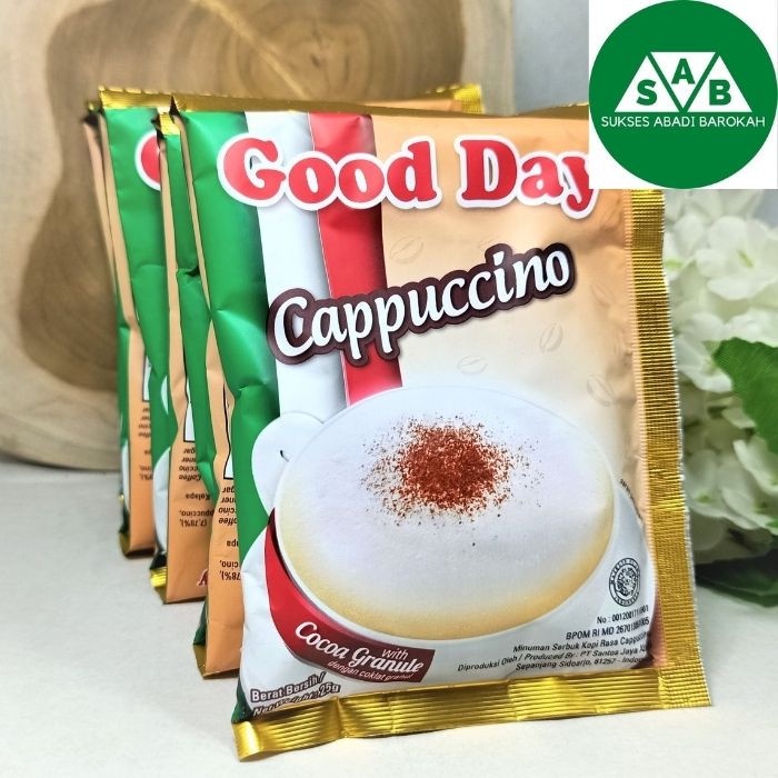 

ds011css Kopi Goodday Good Day Cappuccino | 1 Renceng (10Sachet) 25Gr Ds20X11