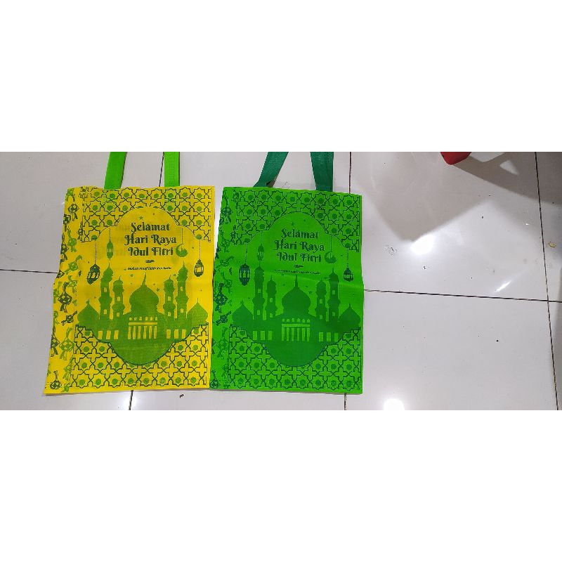

(promo)Tas goodie bag lebaran/tas kain lebaran& idul Fitri termurah isi 12pcs(30/40)promo lebaran