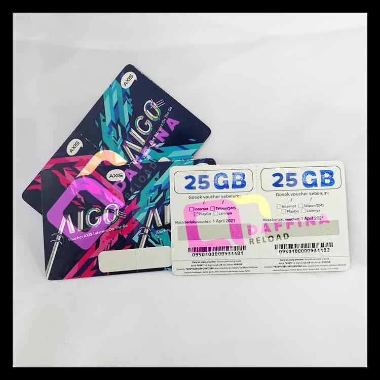 Voucher Axis Aigo 25Gb Kode 581