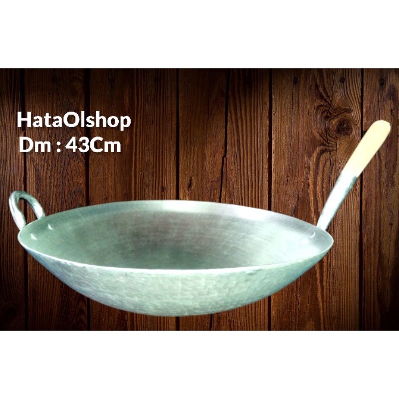 Wajan Nasi Goreng Asli Garut Diameter 43Cm Tebal dan Anti Karat.