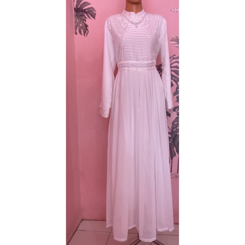 gamis Dress white