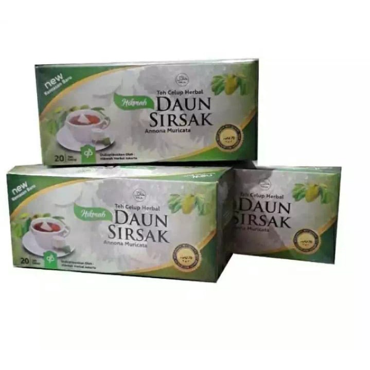 

Teh Celup Daun Sirsak isi 20 pcs Anti Kanker Herbal