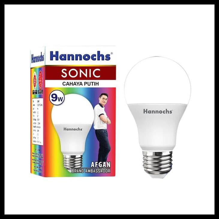 Hannochs Sonic Bohlam Lampu Led 9 Watt - Cahaya Putih