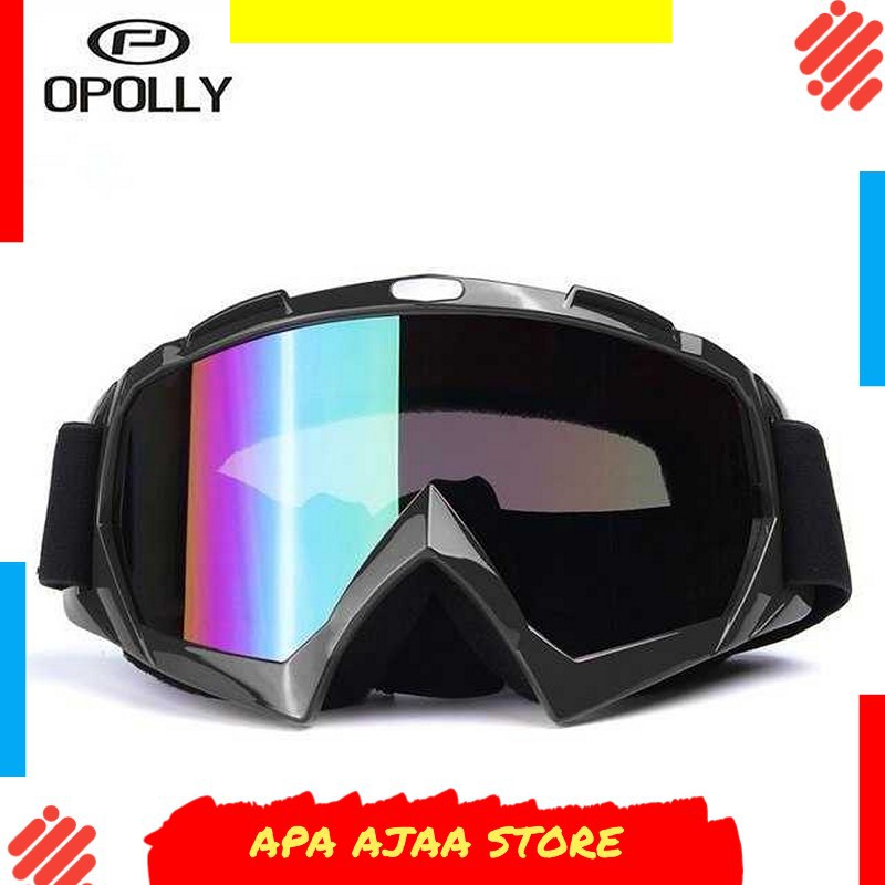 Hot Promo ! Kacamata Motor Motocross Ski Goggles Eye Protection Windproof - H013