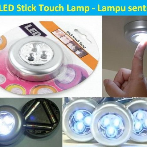 Stick Touch Lamp LED Lampu Tempel Sentuh