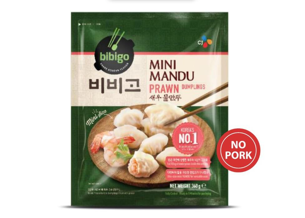 

CJ Bibigo Mini Mandu Prawn 350g / Dumpling Isi Udang