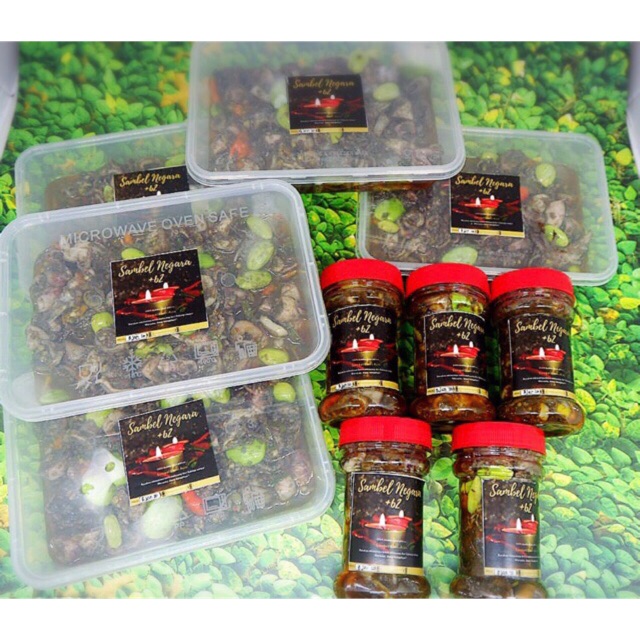 

Paket hemat sambel cumi asin pedas Sambel negara +62