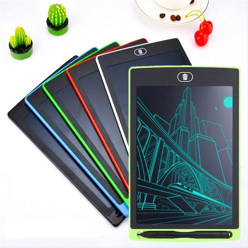 COD LCD Drawing Writing Tablet 8.5 Inch Mainan Papan Tulis Hapus Board Digital Pad Edukasi Pen Gambar