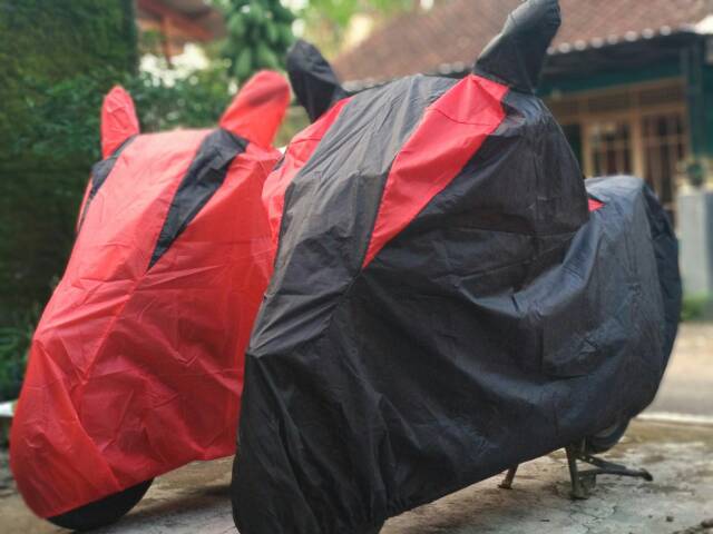 Cover Sarung  Motor sport Anti Air Untuk  CBR /R15 /NINJA/ VIXION/ TIGER / CB150 dan sejenisnya