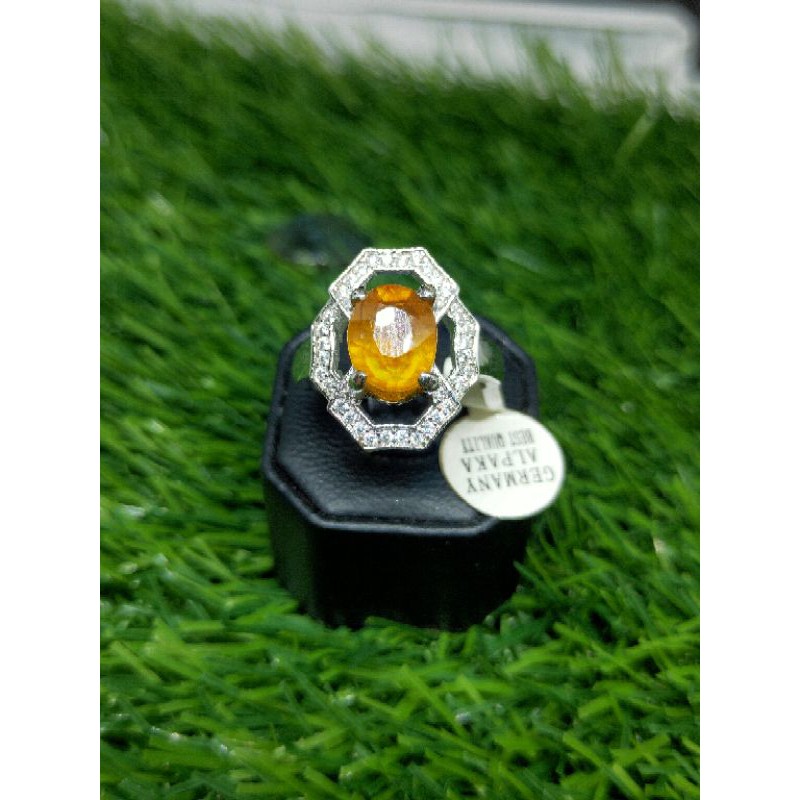 Natural yellow safire kualitas bagus cristal