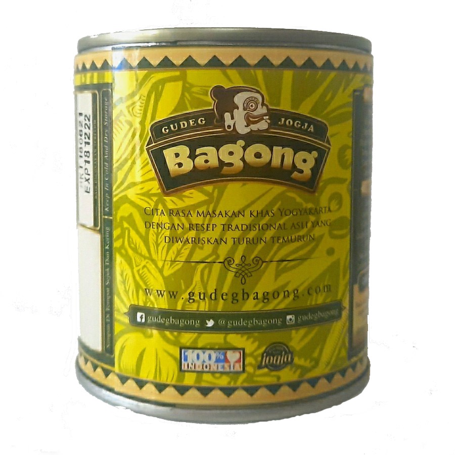 Gudeg Kaleng Bagong Kepala Ayam &amp; Tahu Khas Jogja - 300 Gram