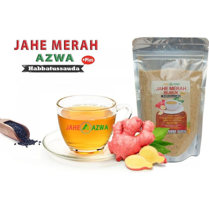 

Jahe Merah Azwa Plus Habbatussauda 330 Gram