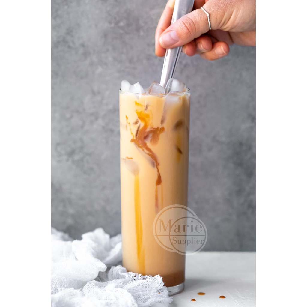 6PCS 340 ml Gelas Kaca Bamboo Gelas Highball Gelas Bambu Gelas Tinggi Lurus