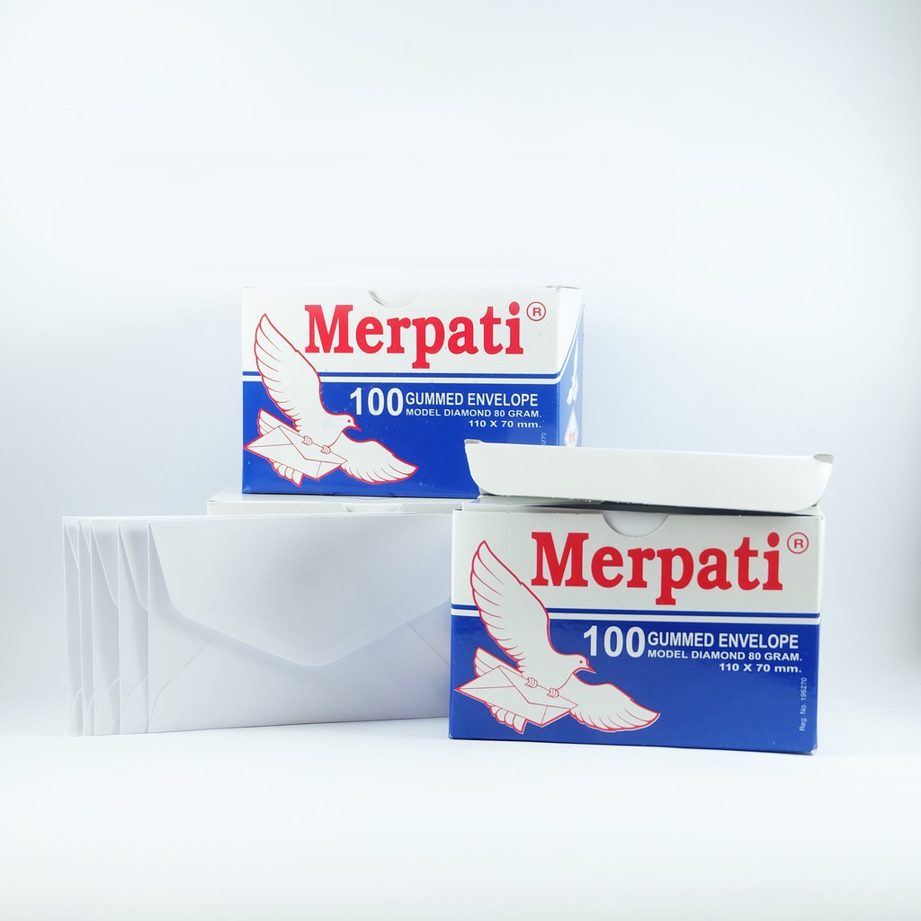 

Amplop surat Merpati Kecil Model Diamond 110 x 70 mm 10Lembar 80GRAM / Amplop Angpao Uang Kondangan