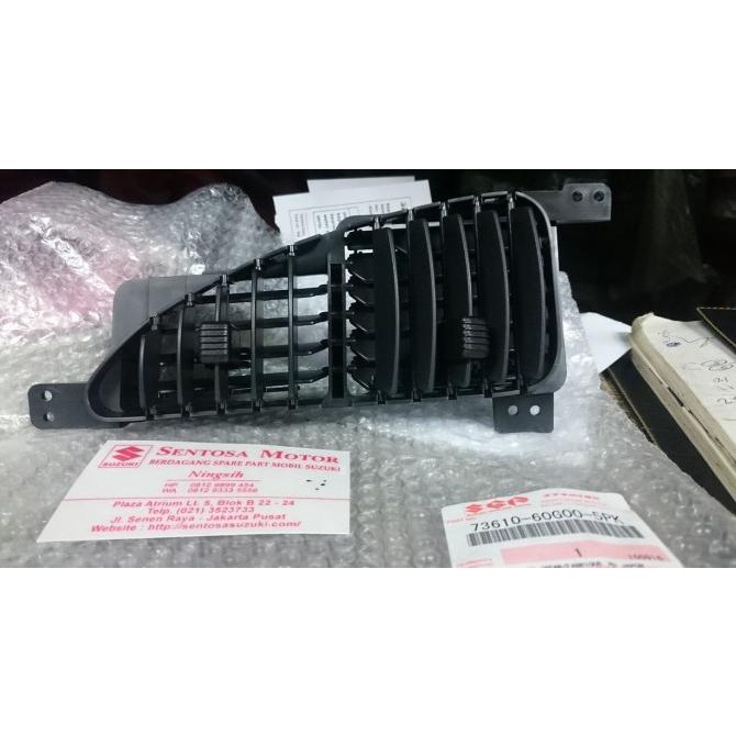 kisi-kisi ac mobil suzuki baleno lama bagian tengah asli SGP