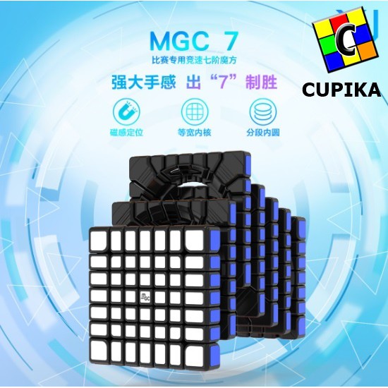 Rubik 7x7 7x7x7 Yj MGC Yongjun Magnetic Blackbase Speed