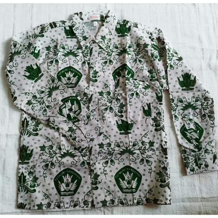 SERAGAM BATIK HIJAU SD PANJANG