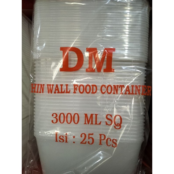 Thinwall DM 3000 ml Square