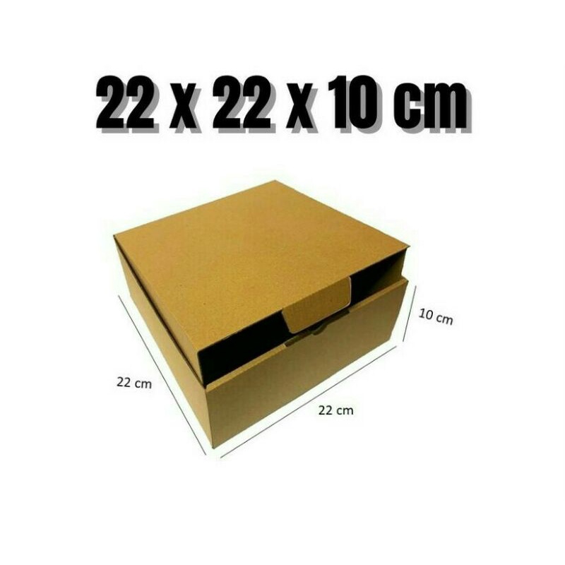 

KARDUS 22x22x10 DIE CUT KARTON COKLAT PACKAGING