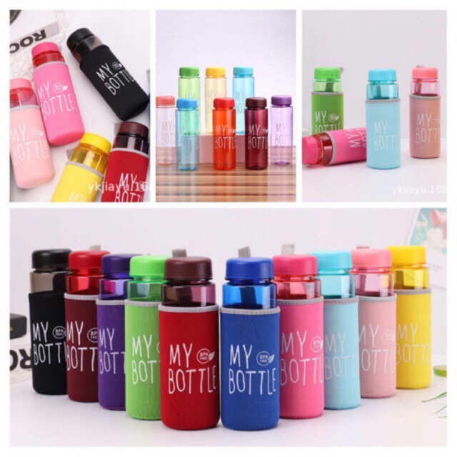 ✿ELYSABETHME✿ åk§ê§ðrï§ My bottle botol minum plus sarung dan tali souvenir ultah pernikahan tahan panas dingin