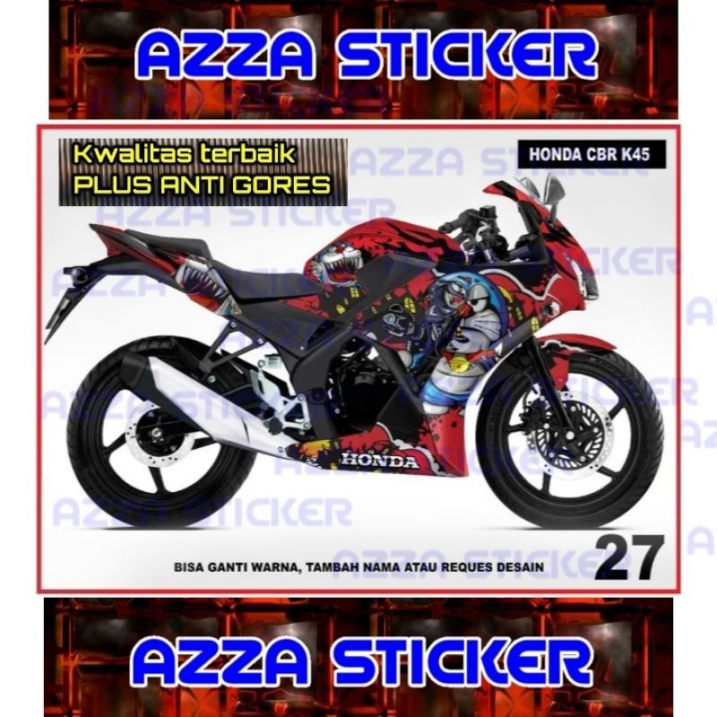 Sticker Striping Decal CBR150 K45 Full Body, Sticker Decal CBR150 K45 Full Body, Decal CBR150 K45 27