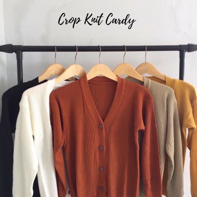 Cardi Crop Knit // Cardi Rajut