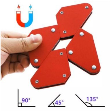 SIKU MAGNET LAS SET MINI 4PCS / MAGNETIC WELDING HOLDER 4 PCS