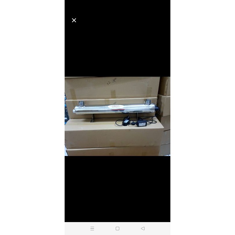 UV 24 Gpm ultraviolet 2 lampu