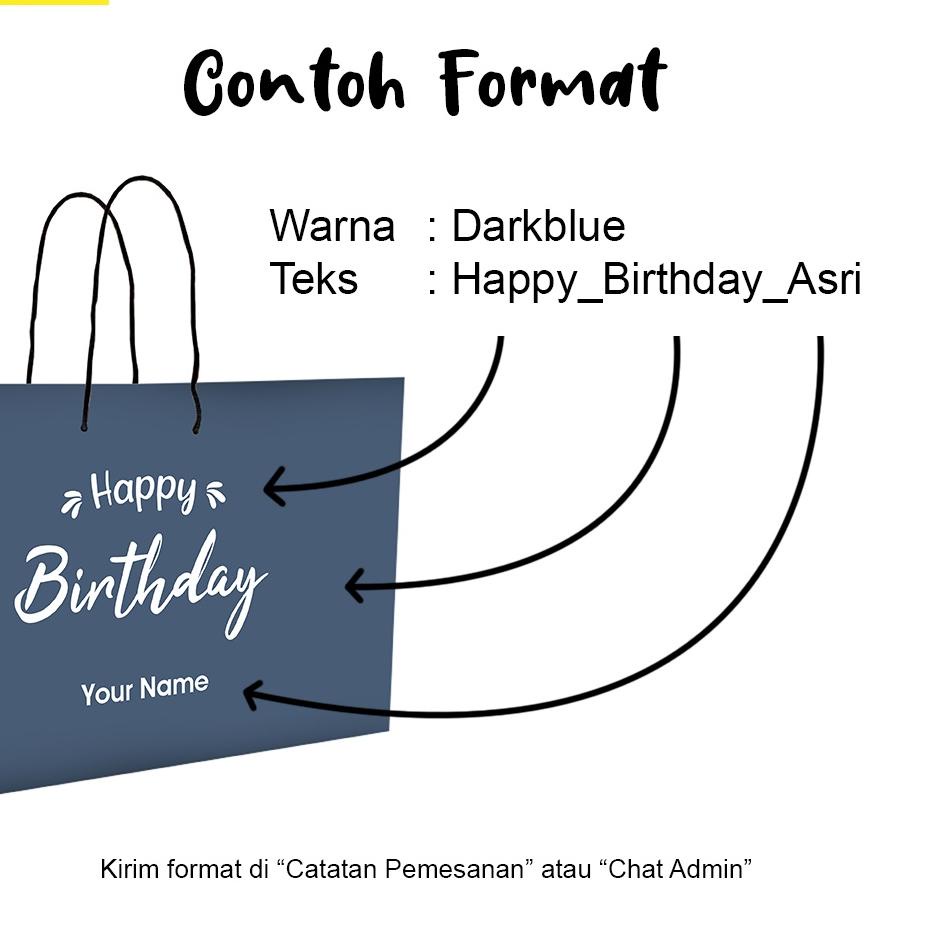 

Terjangkau - PAPER BAG KADO CUSTOM FANCY TEKS EDITION ..