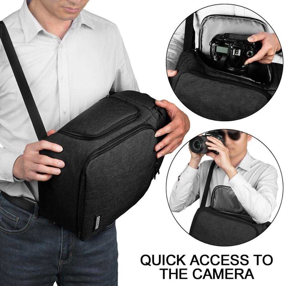 CADEN Tas Selempang Kamera DSLR Anti Air Shockproof - CAD15