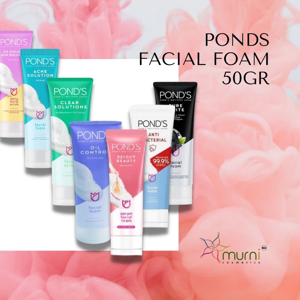 POND'S FACIAL FOAM | POND:S FACIAL SCRUB | FACIAL WASH 50GR