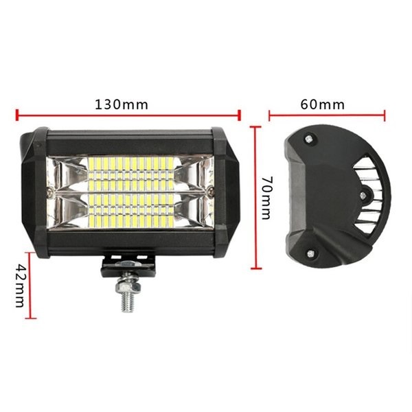 LAMPU TEMBAK CWL 72W CREE LED BAR 72Watt 24 MATA MOBIL MOTOR