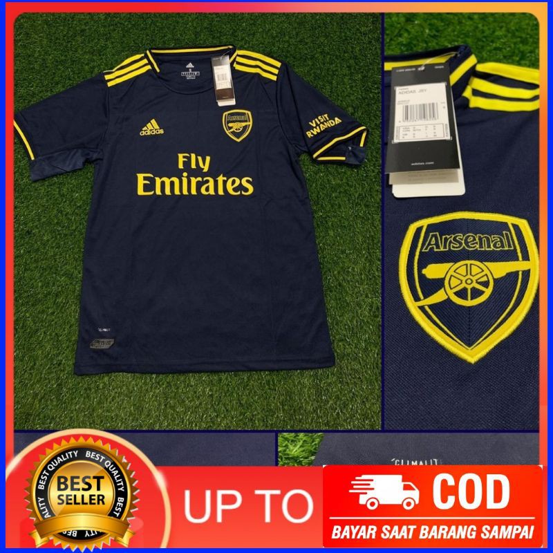 BAJU_KAOS JERSEY BOLA ARSENAL 3RD 2019/2020 GRADE ORI