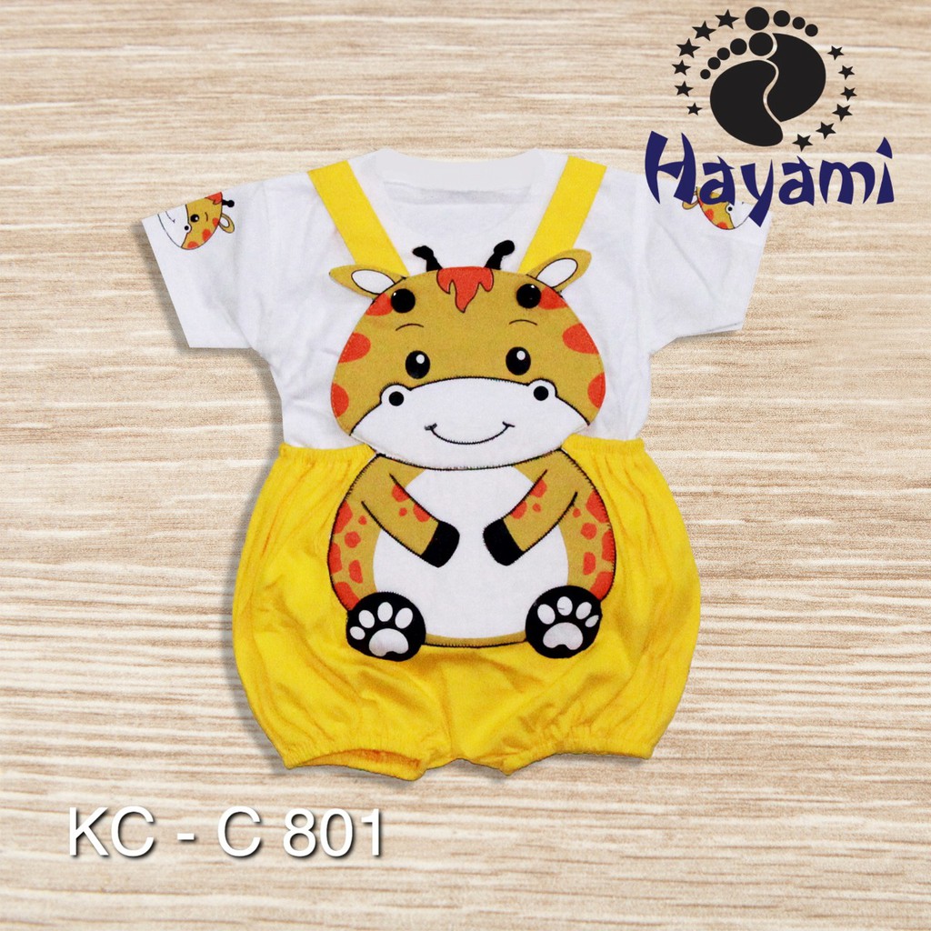 BAJU BAYI KODOK JERAPAH / JUMPSUIT BAYI JERAPAH