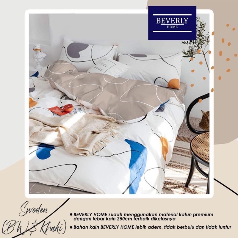 CELICA BEDCOVER SET SPREI BEVERLY MOTIF SWEDEN