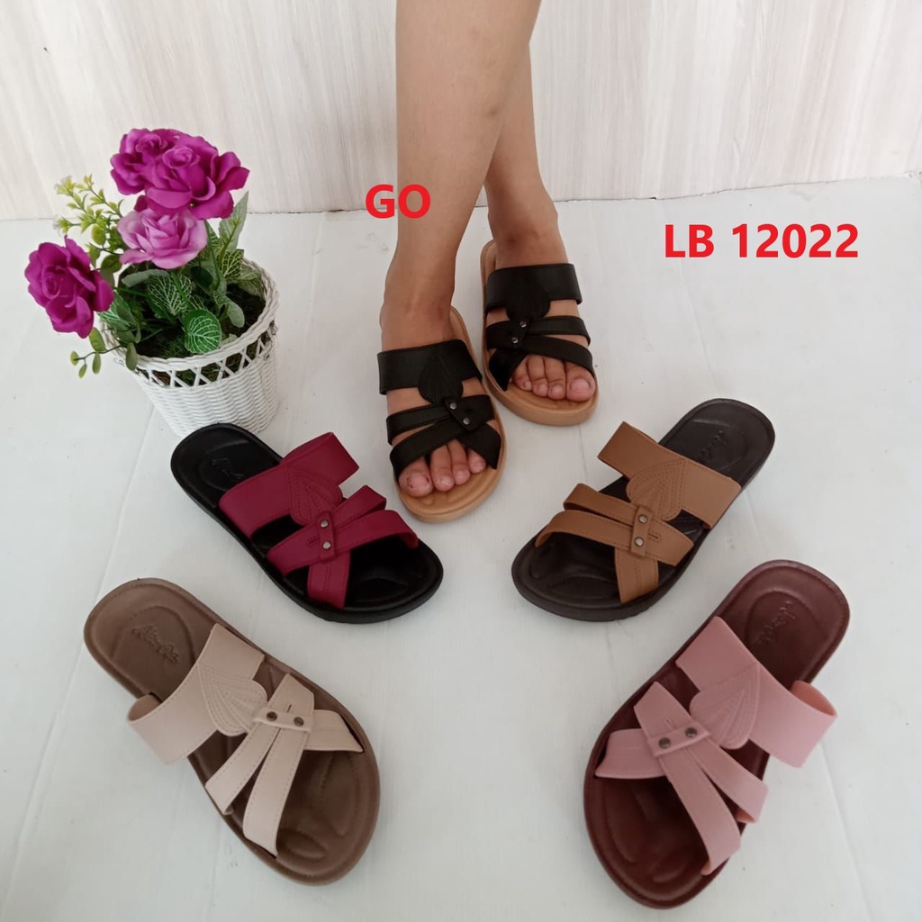 gof NEW ERA LB 12022 SANDAL JEPIT KARET 37-40 Sandal Wanita