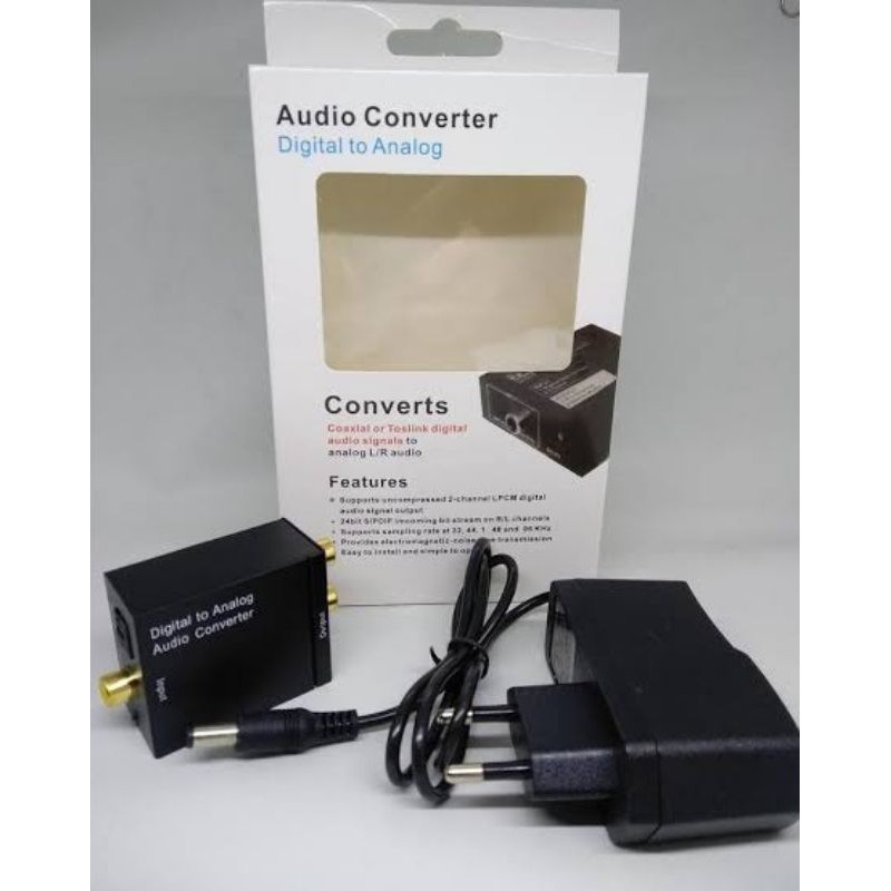 Audio converter Digital to analog / Converter audio digital to analog / Optical Audio converter