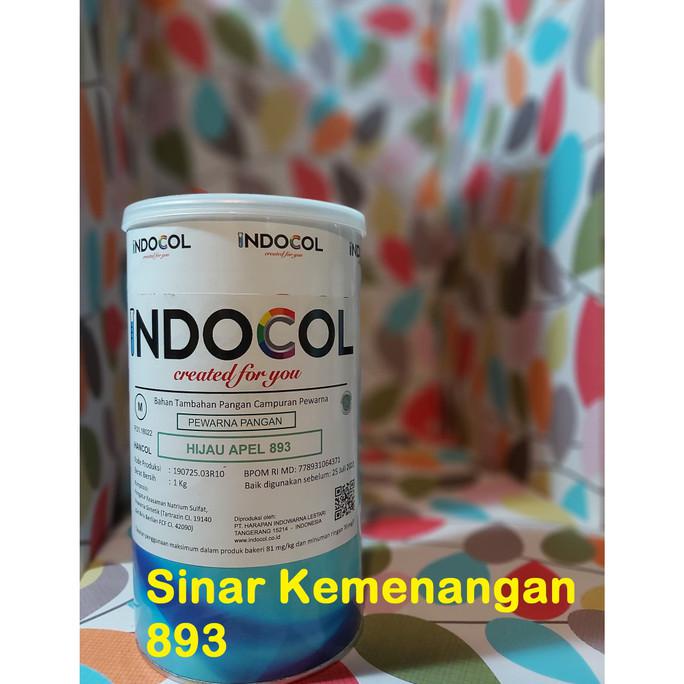 

PEWARNA MAKANAN INDOCOL APPLE GREEN 893 - HIJAU APEL; 1 KG