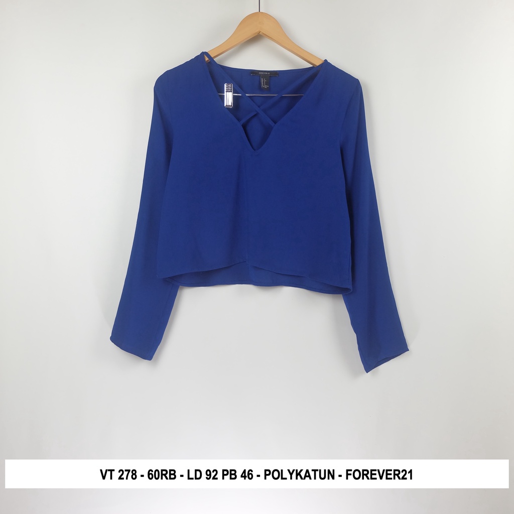 Thrift Blouse Vintage | Kode V4-VT 278