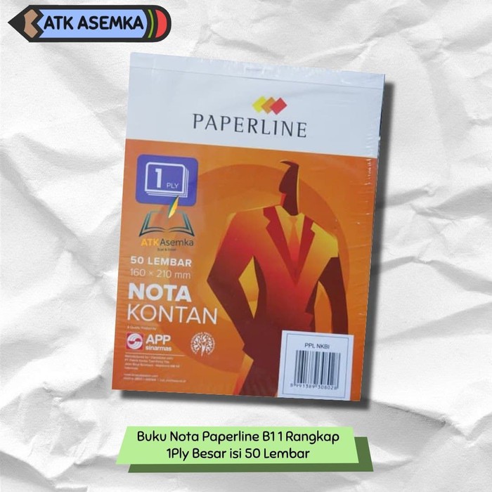 

Buku Nota Paperline B1 1 Rangkap / 1Ply Besar isi 50 Lembar Atk
