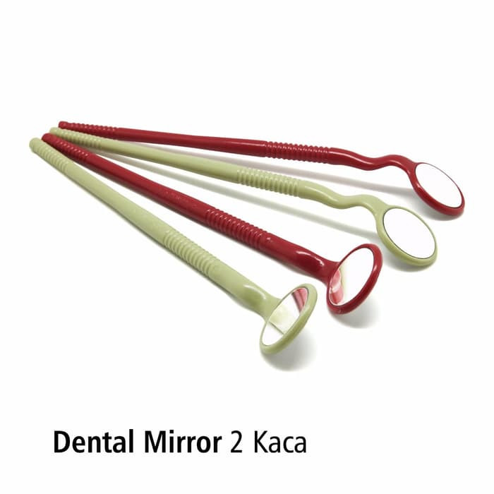 New Dental Mirror Kaca Mulut Ganda 2 Kaca OneMed