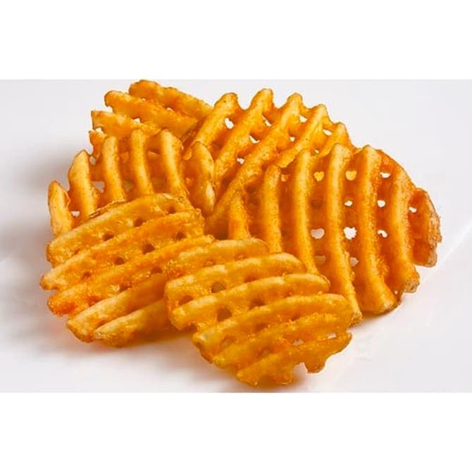 

MAKANAN BEKU / LAMBWESTON CRISSCUT FRENCH FRIES WAFFLE KENTANG GORENG IMPOR USA 1KG NON COD