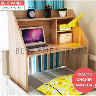 BEST MINI DESK MEJA  BELAJAR DAN RAK MULTIFUNGSI LESEHAN  