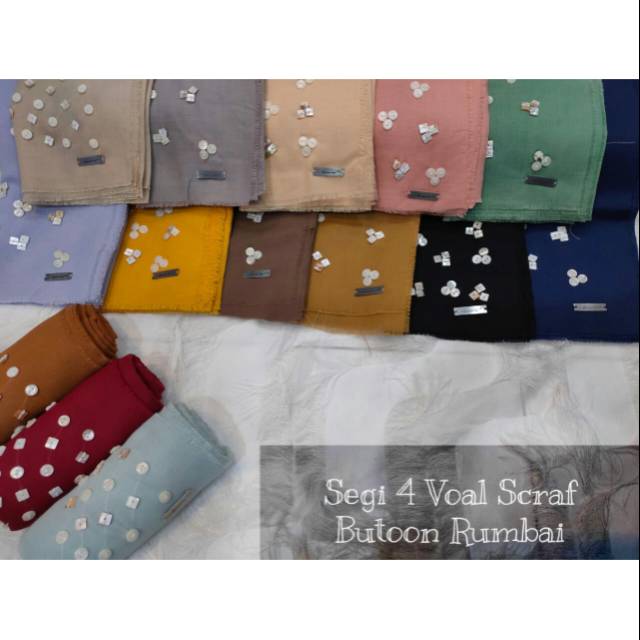 BUTTON SCRAF DANNIS JILBAB SEGI EMPAT DANNIS