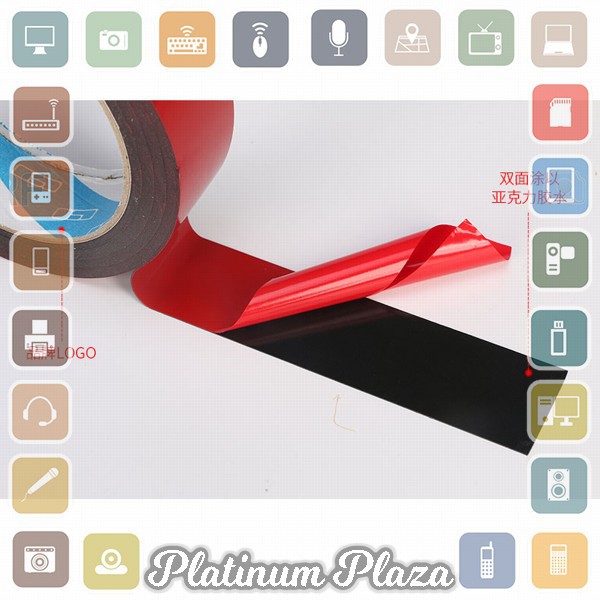 NIKTO Tape Lakban Double Tape 3M Foam Serba Guna Size 10m x 30mm - Red`18RJA1-