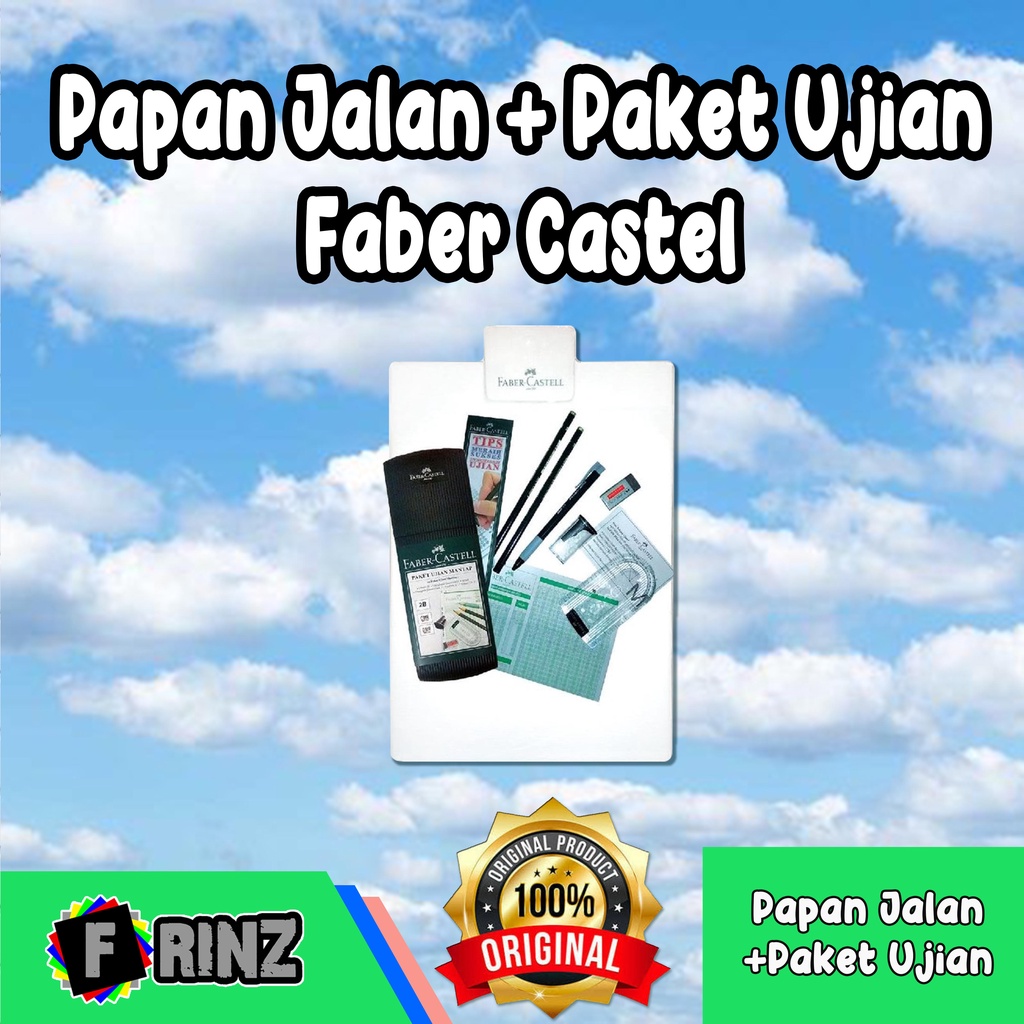 

ATK ~ Papan Jalan + Paket Ujian Faber Castel